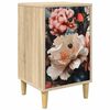 vidaXL Natskab BORNE Sonoma-eg 36 x 33 x 60 cm Konstrueret tr&aelig;