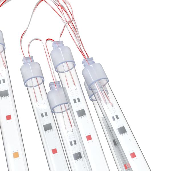 vidaXL lyskæde meteorregn 8 stk. 50 cm 288 LED'er farverigt lys