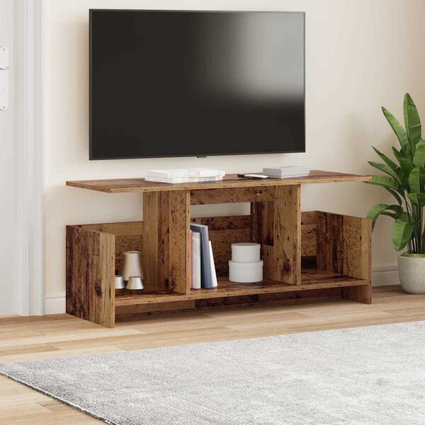 vidaXL TV-bord Gammelt tr&aelig; 102 x 35 x 45 cm Konstrueret tr&aelig;