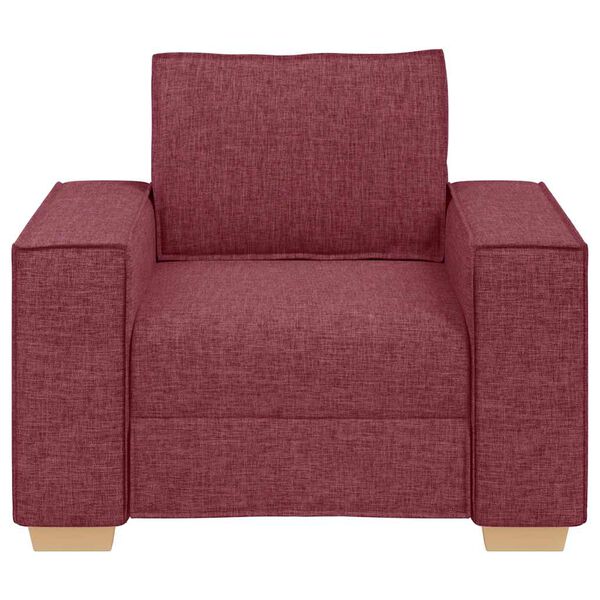 vidaXL sofastol vinrød 60 cm stof