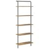 vidaXL Bogreol 5 niveauer 60 x 24 x 168 cm Konstrueret tr&aelig;
