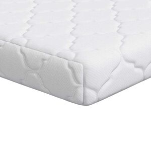 vidaXL Madras Hvid 80 x 160 cm Jacquard stof