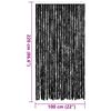vidaXL insektgardin 100 x 200 cm antracitgrå