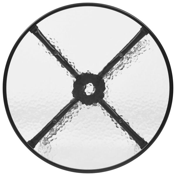 vidaXL spisebordss&aelig;t til haven 5 dele sort