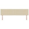 vidaXL Hovedg&aelig;rde Creme 180 cm Stof