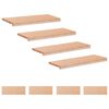 vidaXL Trappetrin 8 stk. 70 x 25 x 2 cm Naturfarvet Solid b&oslash;g