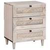 vidaXL Natskab Hvid 50 x 33 x 62 cm Konstrueret tr&aelig;