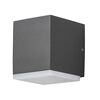 KONSTSMIDE LED-v&aelig;glampe Monza 1x6W m&oslash;rkegr&aring;