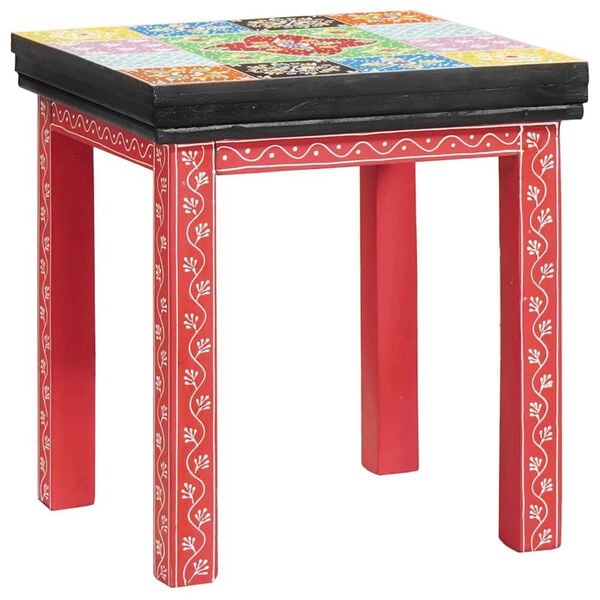 vidaXL Nesting Bord Brun 38 x 38 x 41.5 cm Massivt mangotræ