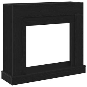 vidaXL forsats til pejs 100x30x87,5 cm konstrueret tr&aelig; sort-eg