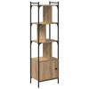 vidaXL Bogreol 6 niveauer 44,5 x 30 x 154,5 cm Konstrueret tr&aelig;