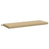 vidaXL B&aelig;nkpude SOEST 100% polyester Beige 110 x 40 x 5 cm