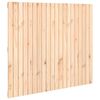 vidaXL sengegavl 127,5x3x110 cm massivt fyrretr&aelig;