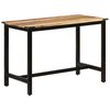 vidaXL spisebord 110x60x76 cm massivt mangotr&aelig;