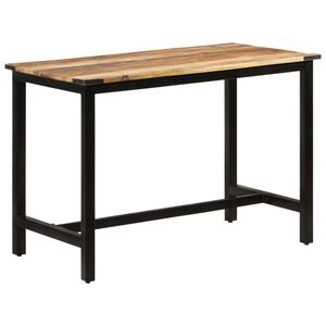 vidaXL spisebord 110x60x76 cm massivt mangotr&aelig;