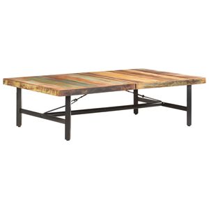 vidaXL sofabord 142x90x42 cm massivt genbrugstr&aelig;
