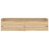 vidaXL sengeramme med skuffer 100x200 cm sonoma-eg