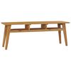 vidaXL tv-skab 120x35x45 cm massivt teaktr&aelig;