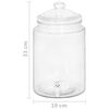 vidaXL drikkevaredispenser 5800 ml glas