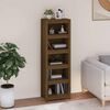 vidaXL bogreol 50x35x154 cm massivt fyrretr&aelig; gyldenbrun