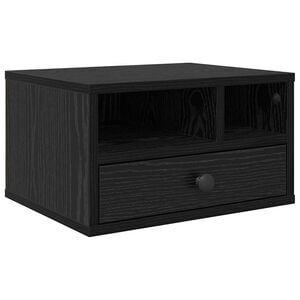 vidaXL Printerstand Sort eg 40 x 32 x 24 cm Konstrueret tr&aelig;