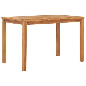 vidaXL havebord 120x70x77 cm massivt teaktr&aelig;