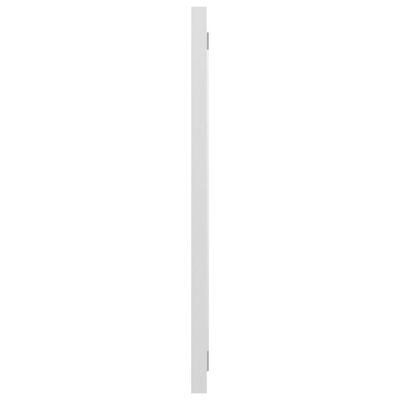 vidaXL badeværelsesspejl 80x1,5x37 cm spånplade hvid højglans