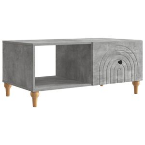 vidaXL Sofabord Betongr&aring; 90 x 50 x 40 cm Konstrueret tr&aelig;