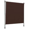 vidaXL Udend&oslash;rs Rullegardin Brun 120 x 270 cm
