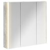 vidaXL Badev&aelig;relsesspejlskab Beton Gr&aring; 73.5 x 15.5 x 70 cm