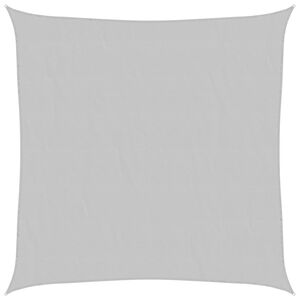 vidaXL solsejl 2x2 m 100 % polyesterstof lysegr&aring;