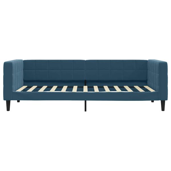 vidaXL daybed 90x200 cm velour bl&aring;