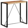 vidaXL barbord 110x55x110 cm massivt genbrugstr&aelig;
