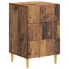 vidaXL Sengebord Gammelt tr&aelig; 43 x 39,5 x 66,5 cm Konstrueret tr&aelig;