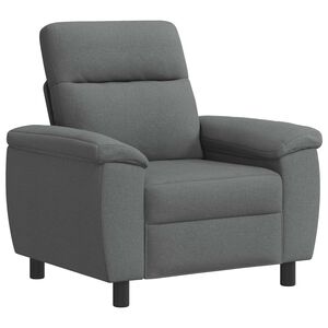 vidaXL Sofa M&oslash;rkegr&aring; 95 x 90 x 95 cm Stof