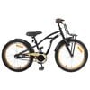 vidaXL B&oslash;rnecykel 22 tommer til 7-12 &aring;r gammel Sort