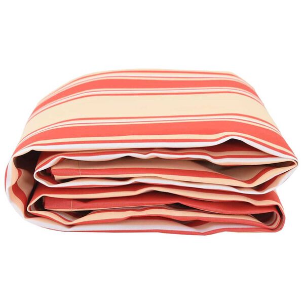 vidaXL Markiseerstatning Gul og orange 1000 x 160 cm Polyester lærred