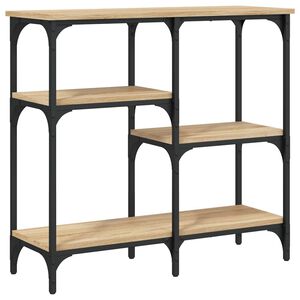vidaXL konsolbord Sonoma eg 80x29x75 cm konstrueret tr&aelig;