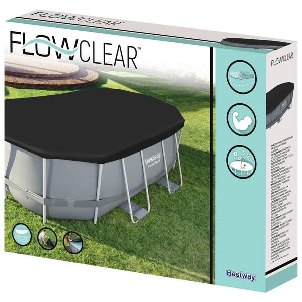 Bestway Flowclear poolovertr&aelig;k 418x230 cm