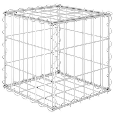 vidaXL gabion-højbed 30x30x30 cm kubeformet stål