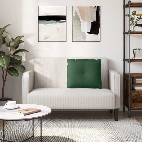 vidaXL Rygpude Jungle Gr&oslash;n 60 x 50 cm Velourstof