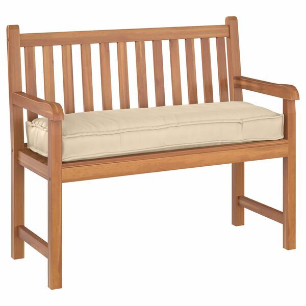 vidaXL Pude Beige 120 x 40 x 8 cm Oxford stof