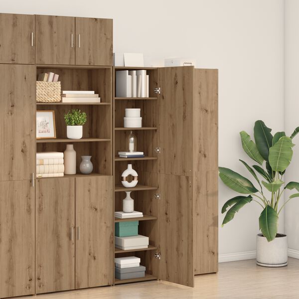vidaXL Highboard Artisan Egetr&aelig; 45 x 42,5 x 185 cm