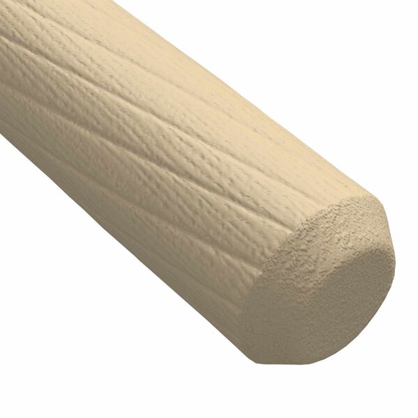 vidaXL Tr&aelig;dowels 2 pcs Brun &Oslash;8 x 50 mm Massivt tr&aelig;