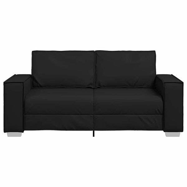 vidaXL Sofa Sort 180 x 78 x 84 cm Stof