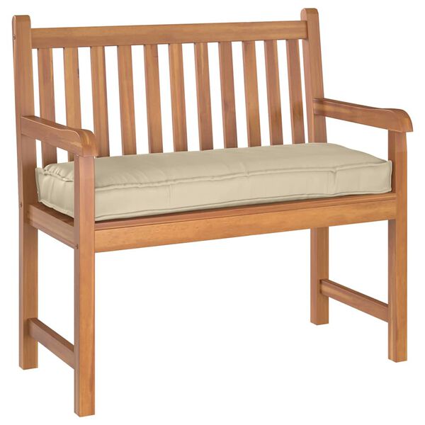 vidaXL Pude Beige 100 x 40 x 8 cm Oxford stof