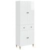 vidaXL Skab S&aelig;t 2 pcs 66 x 34,5 x 90 cm Konstrueret tr&aelig;