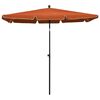 vidaXL parasol med stang 210x140 cm terrakotta