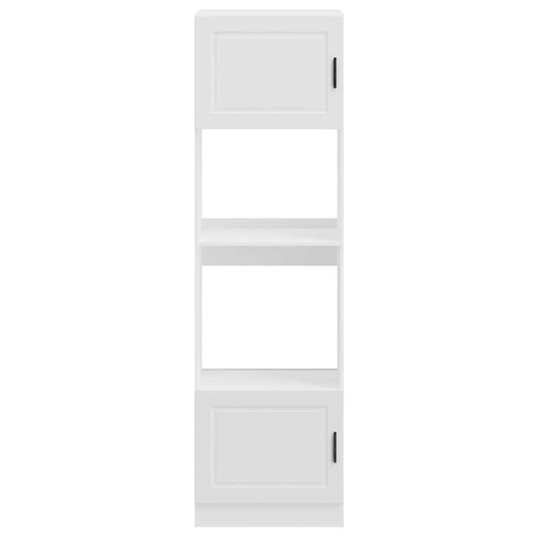 vidaXL ovnskabe 2 stk. Porto konstrueret tr&aelig; hvid