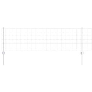 vidaXL Hegn med post S&oslash;lv